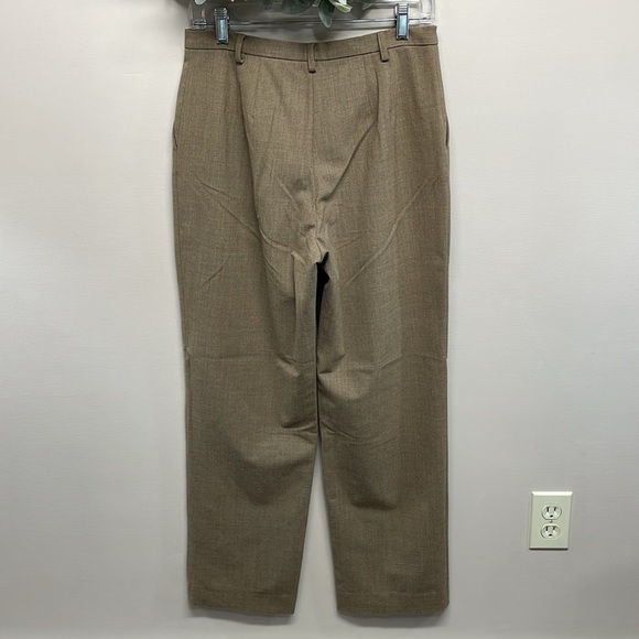 Lands’ End Vintage High Waist Flat Front Dress Pants 8 - Picture 4 of 15